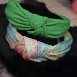 Headbands, Green and Multicolor